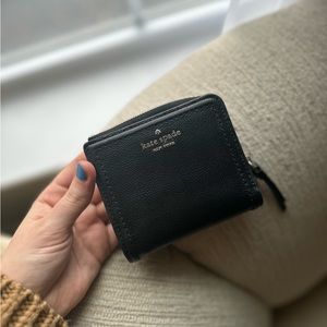 Black Kate Spade Mini Wallet